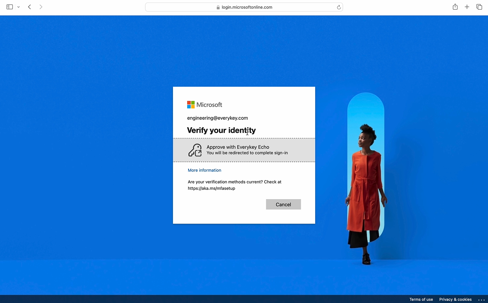 screenshot of Everykey Echo